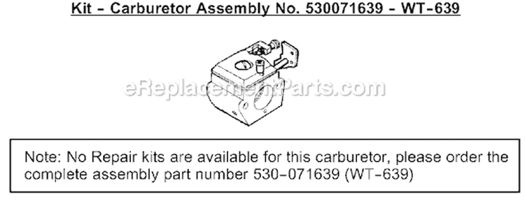 Page B Diagram and Parts List for BC2400 Type 1 Weed Eater Trimmer